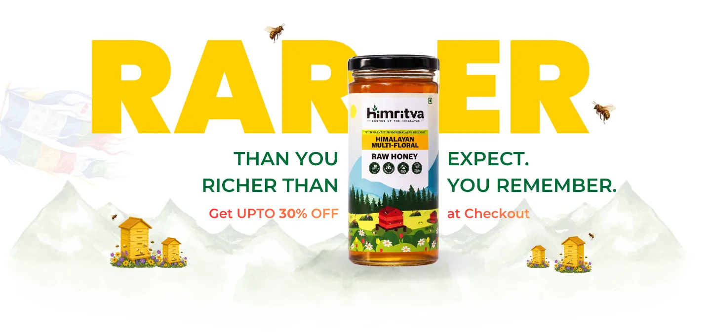 Himritva Himalayan Multi-Floral Raw Honey - Rarer Than You Expect