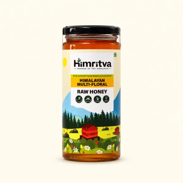 Himalayan Multi-Floral Raw Honey | Straight from Pahadi Beekeepers | Himritva